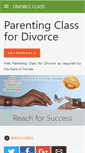 Mobile Screenshot of parentingclassfordivorce.com